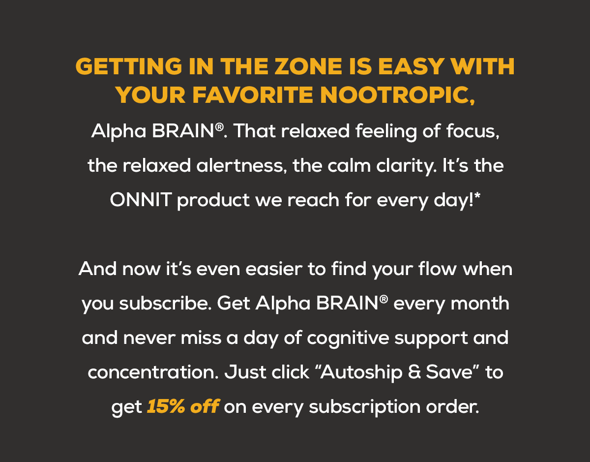 alpha brain