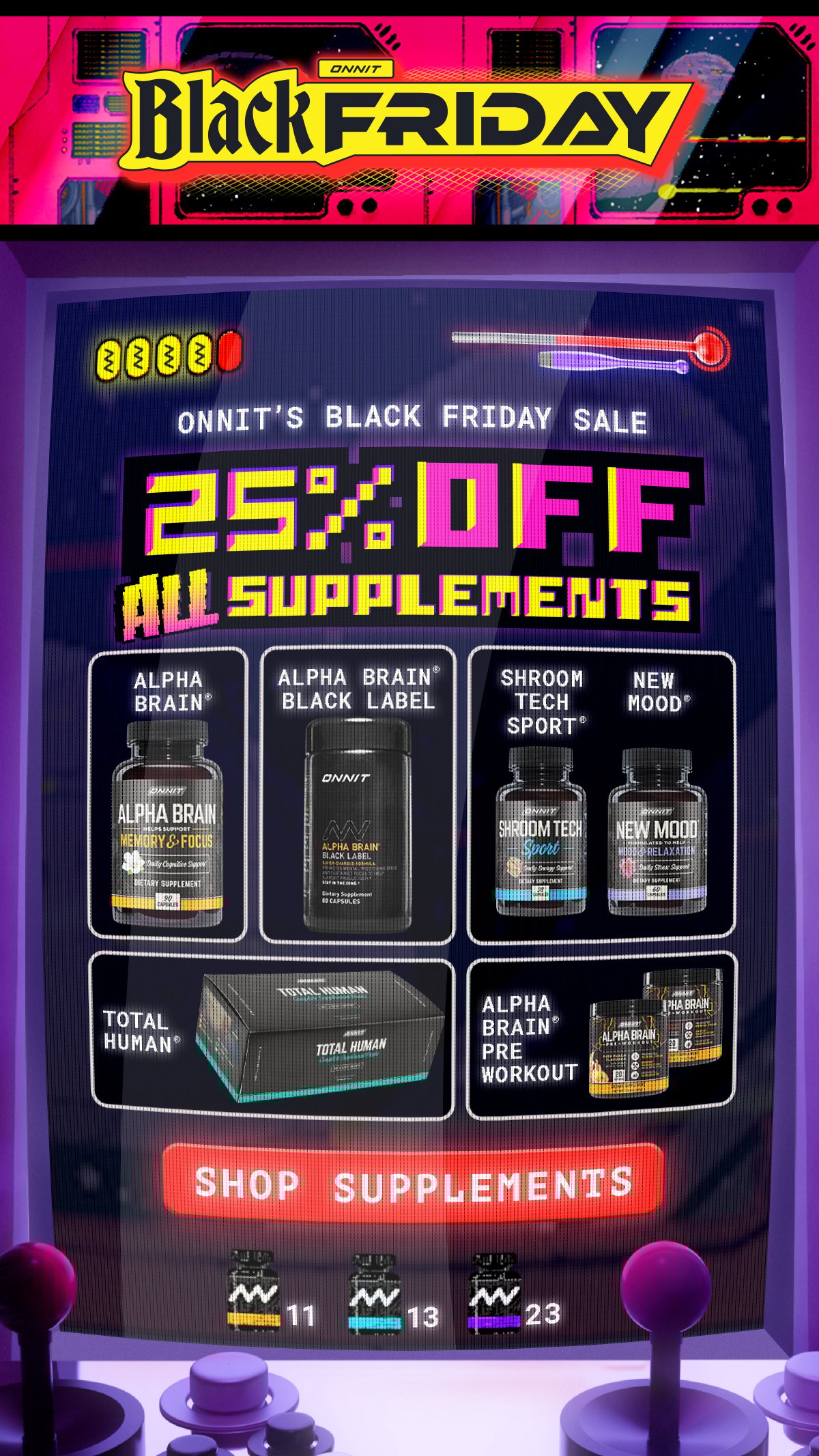 25% Off Supplements 