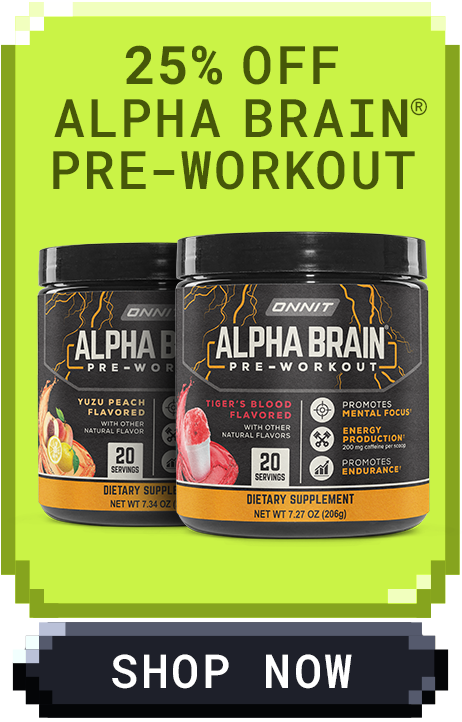 Alpha Brain Pre Workout 