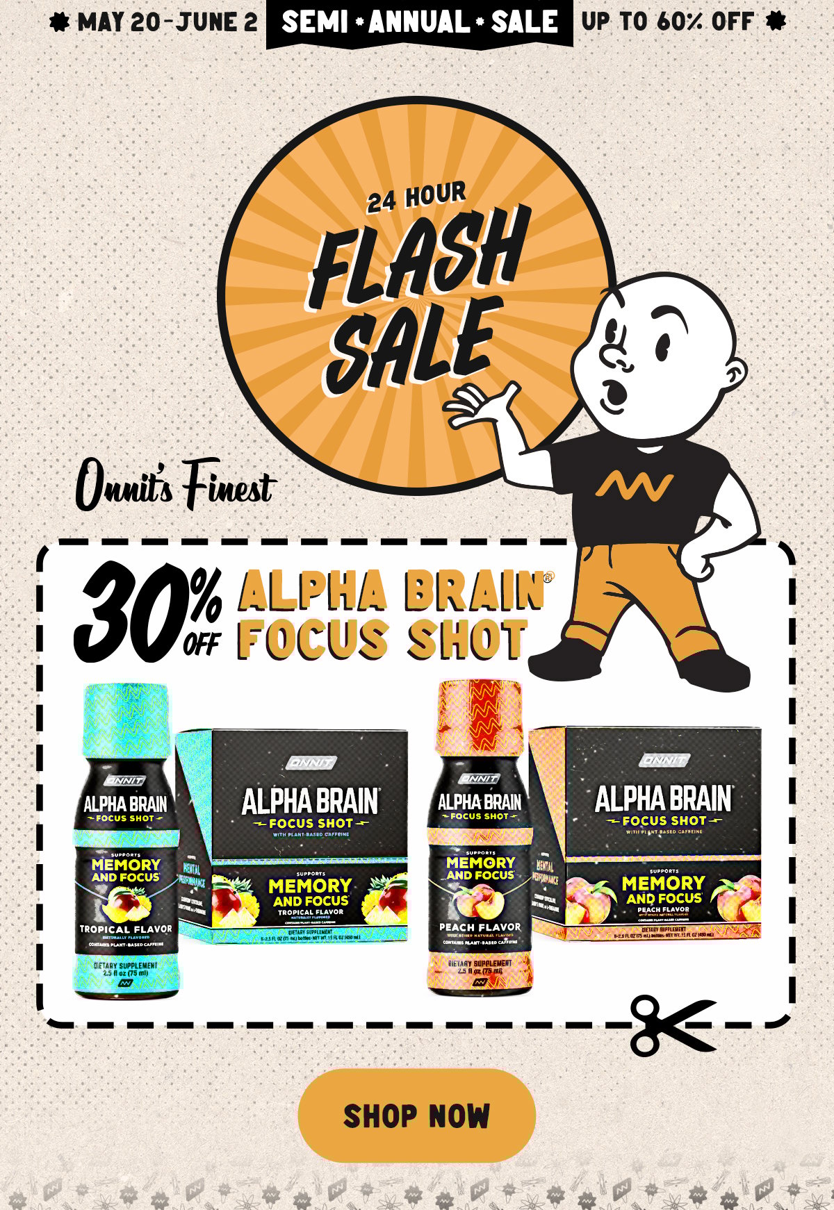 Alpha Brain Focus Shot 