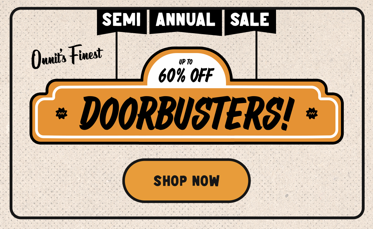 Up to 60% Off Doorbusters