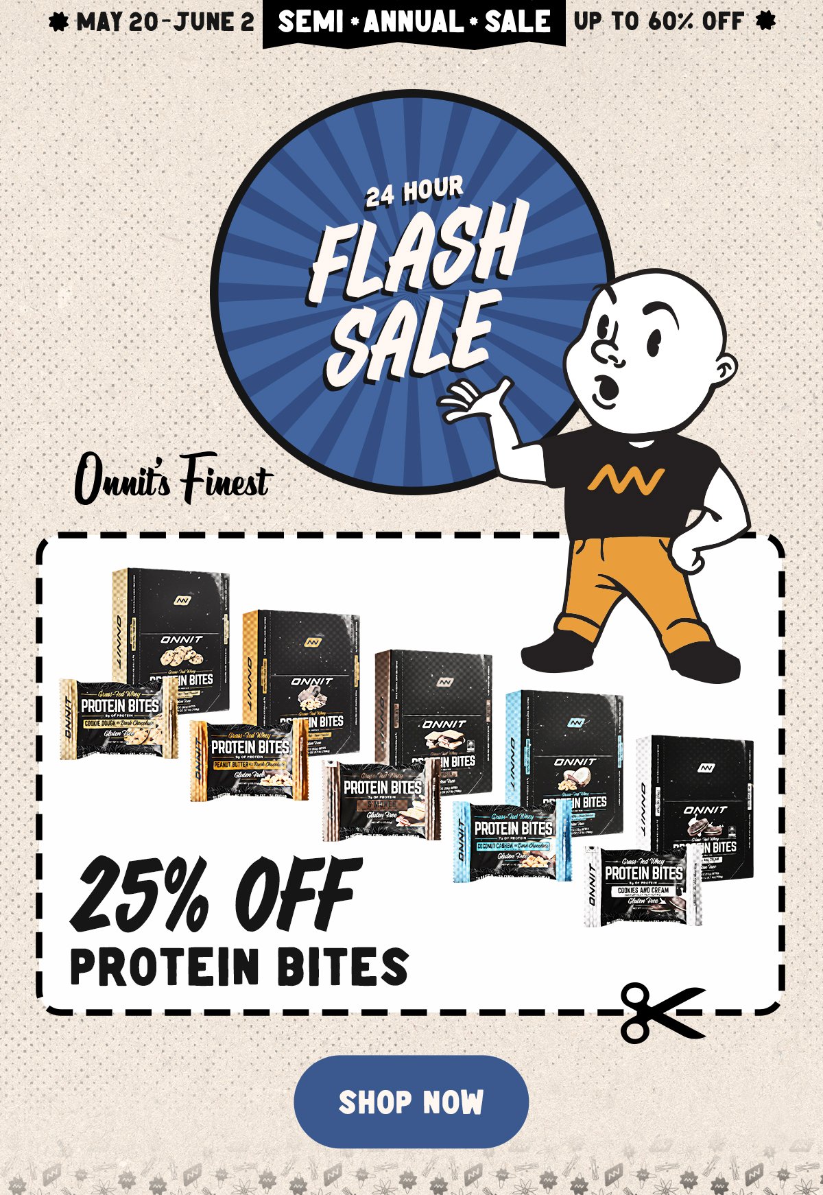 25% off Protein Bites