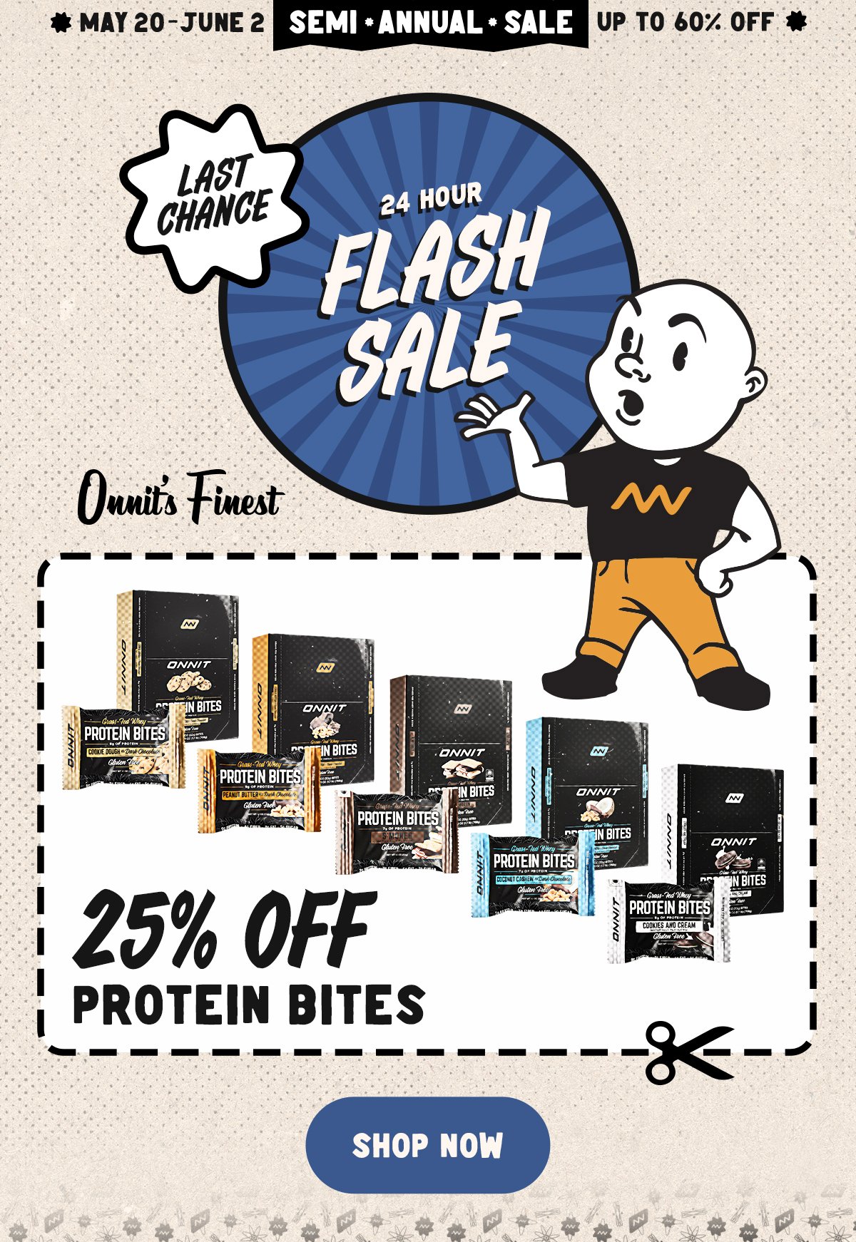 25% off Protein Bites
