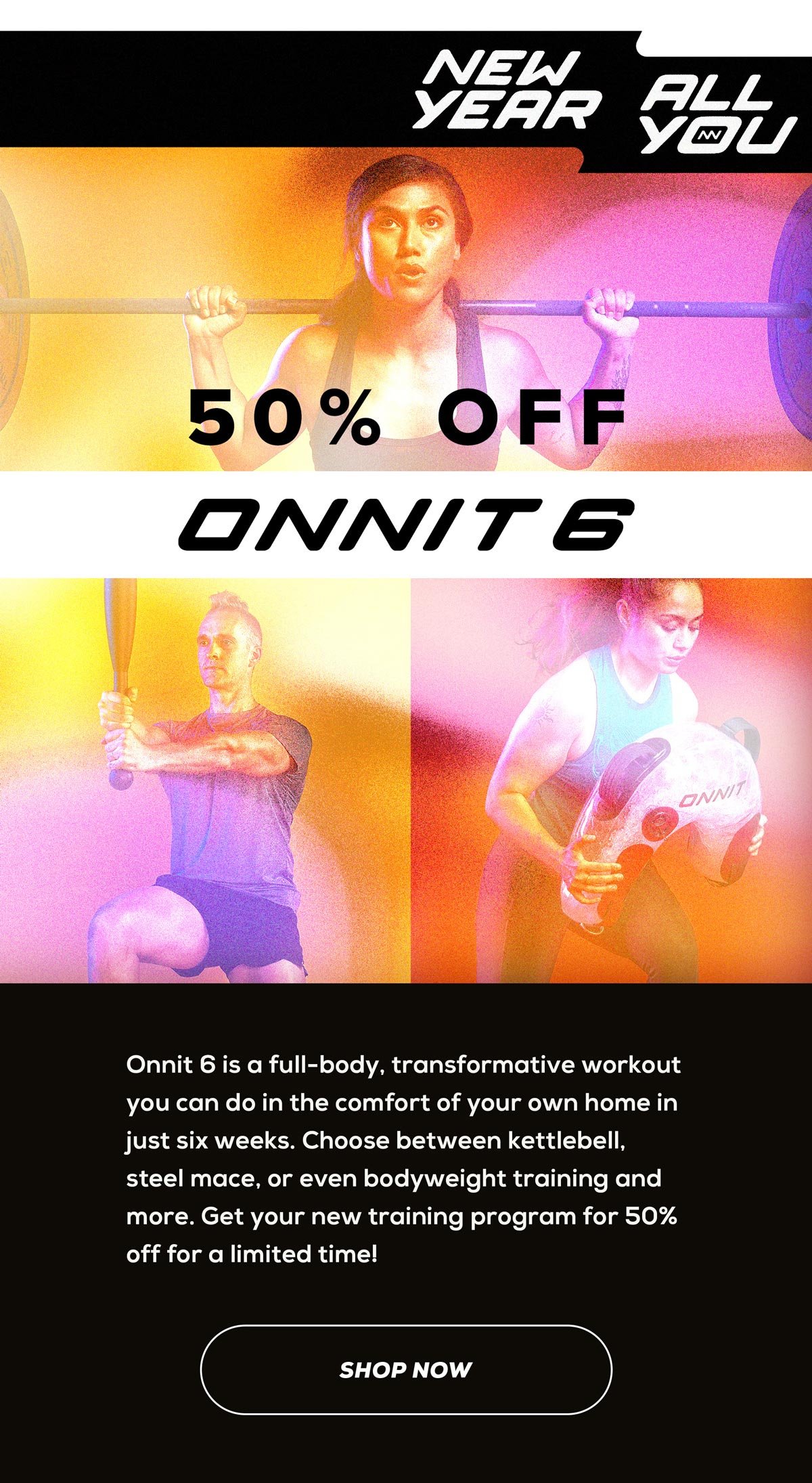 50% OFF Onnit 6