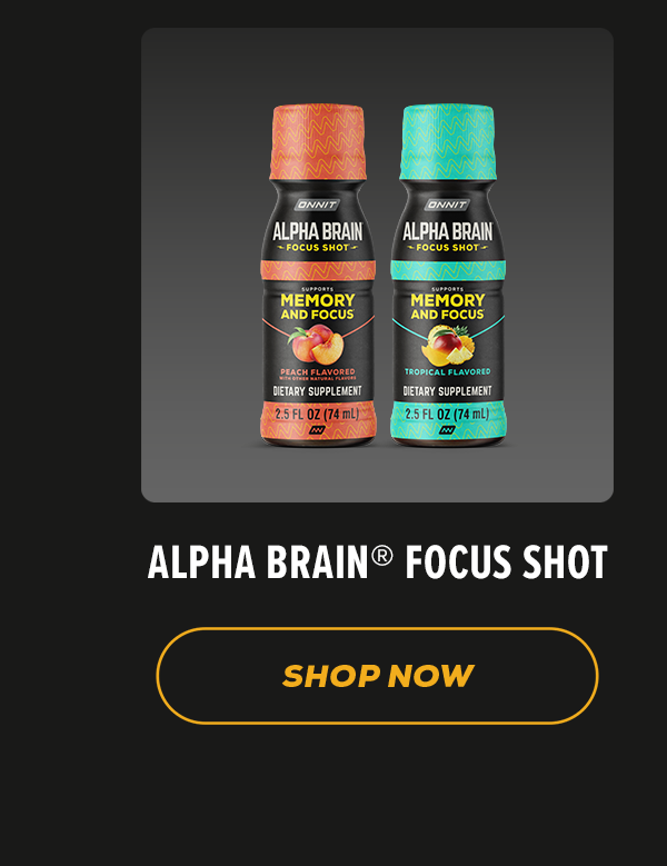 Alpha BRAIN® Focus Shot