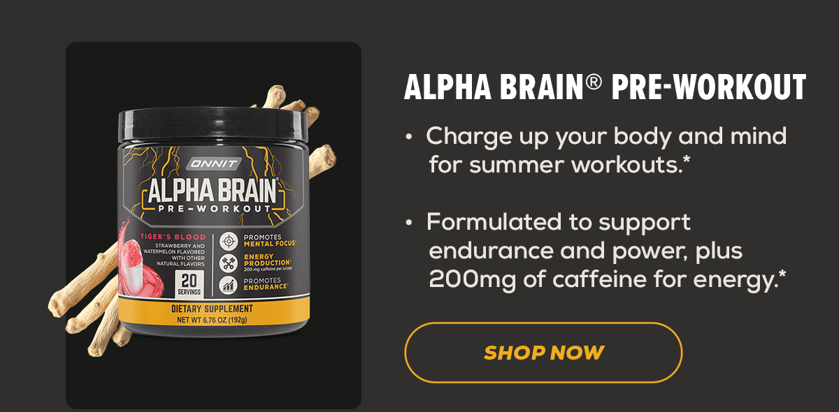 Alpha BRAIN® Pre-Workout