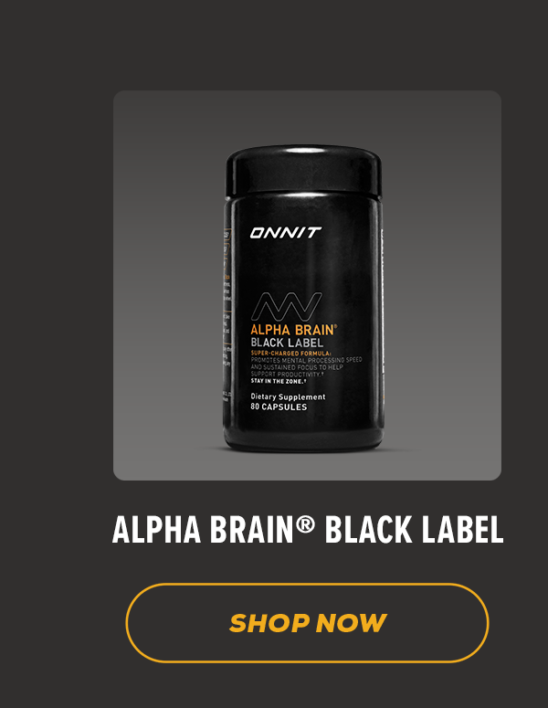 Alpha BRAIN® Black Label