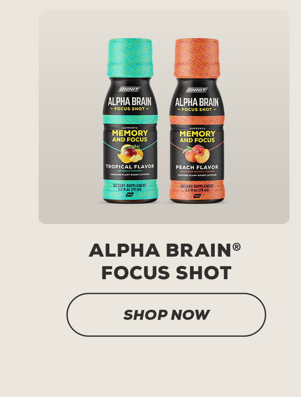 Alpha BRAIN® Focus Shot