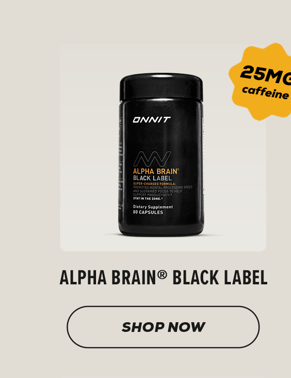 Alpha BRAIN® Black Label