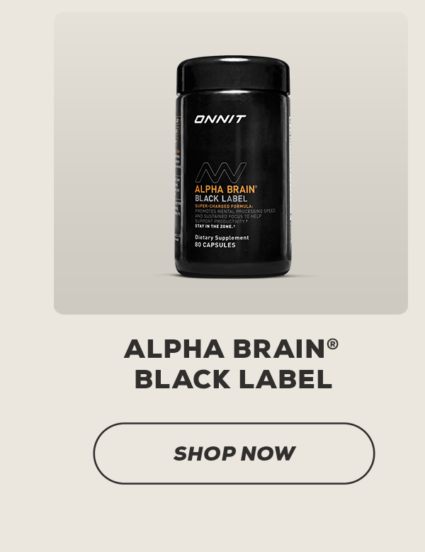 Alpha BRAIN® Black Label