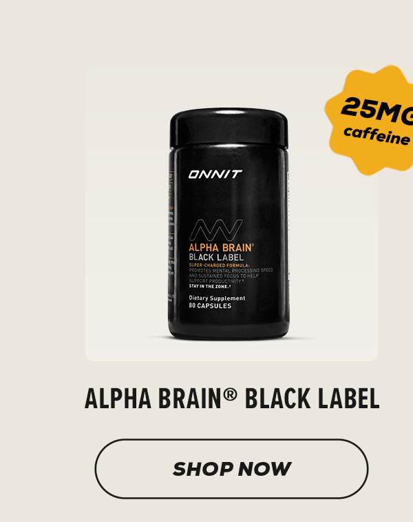 Alpha BRAIN Black Label