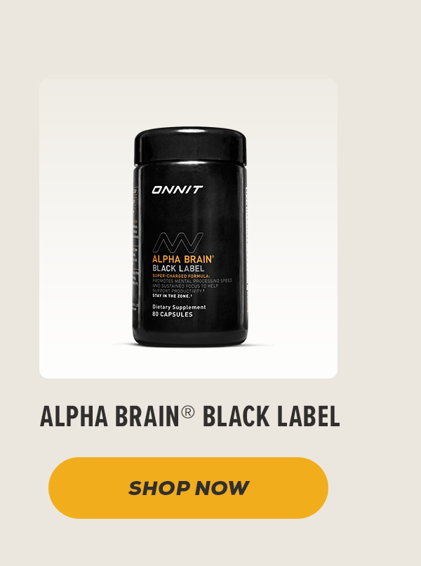 Alpha BRAIN® Black Label