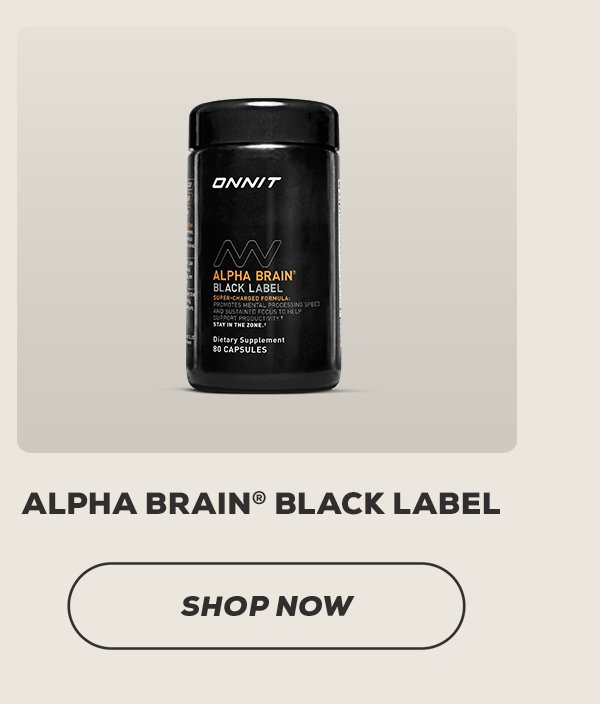 Alpha BRAIN® Black Label