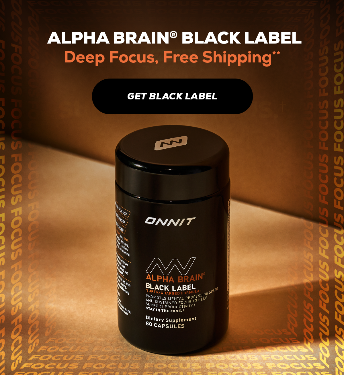 Alpha BRAIN® Black Label