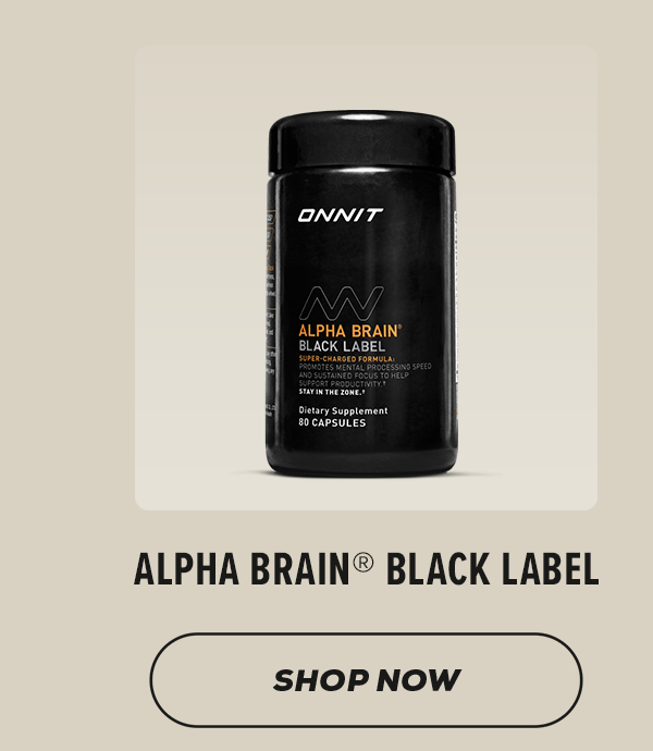 Alpha BRAIN® Black Label