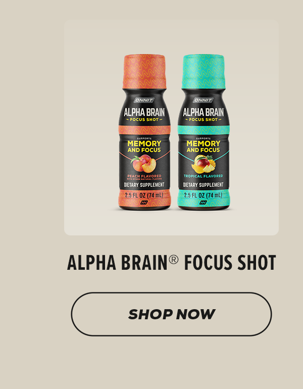 Alpha BRAIN® Focus Shot