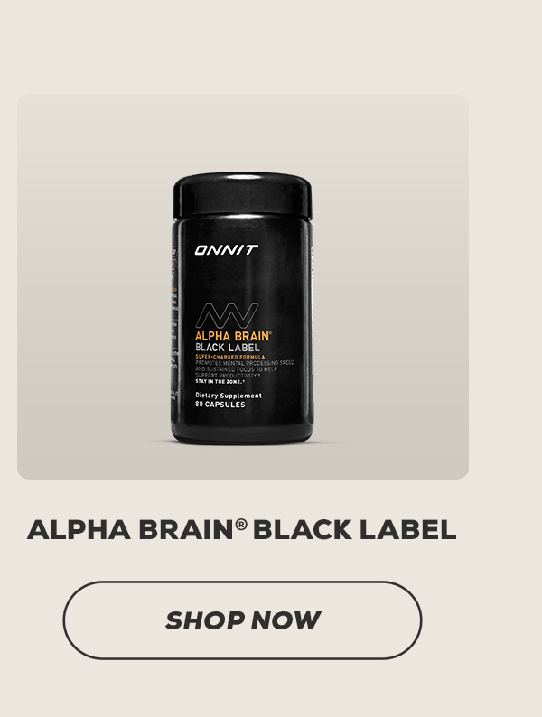 Alpha BRAIN® Black Label