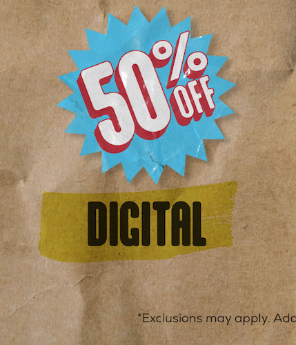 50% Off Digital