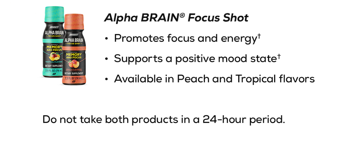 Alpha Brain Focus Shot Shop