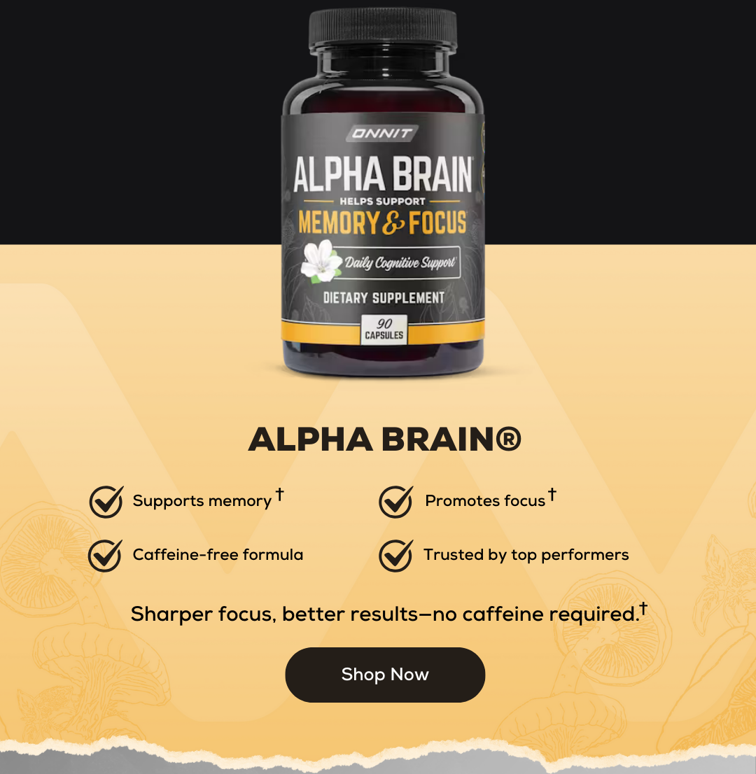 Best Sellers - Alpha Brain
