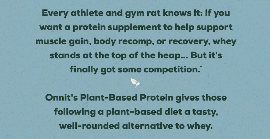 Onnit Plant Based Protein 