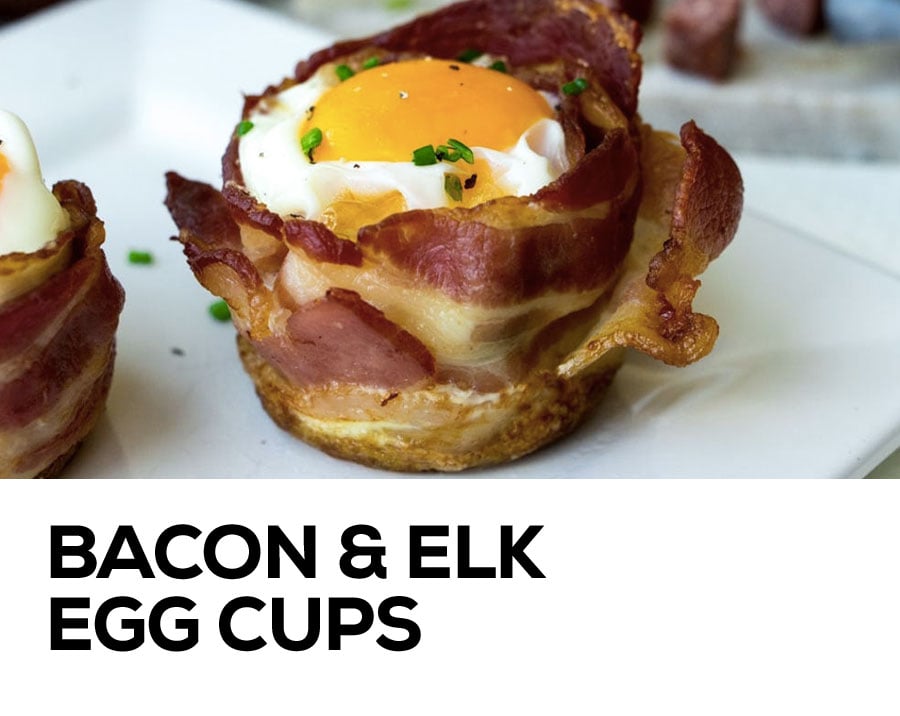 Bacon And Elk Egg Cups