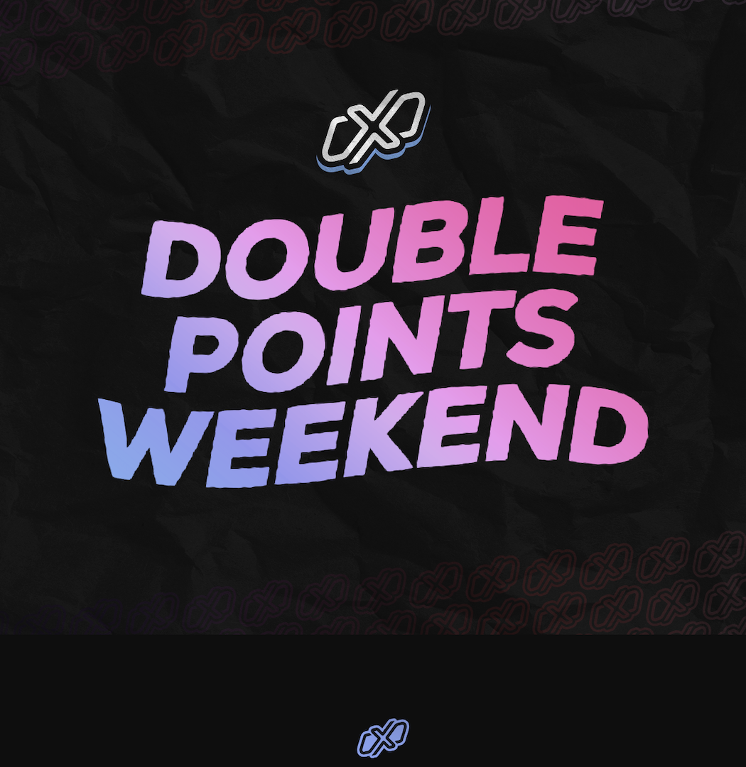 Double Points Weekend