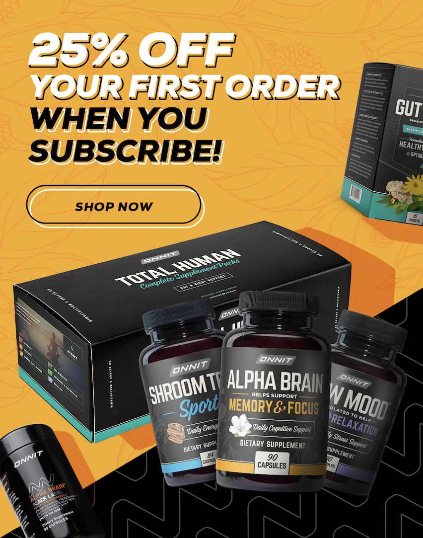 25% Off Your First Order 