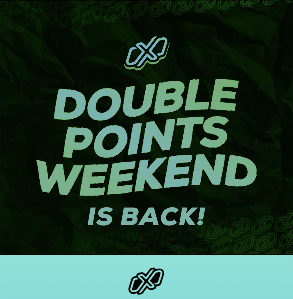 Double Points Weekend