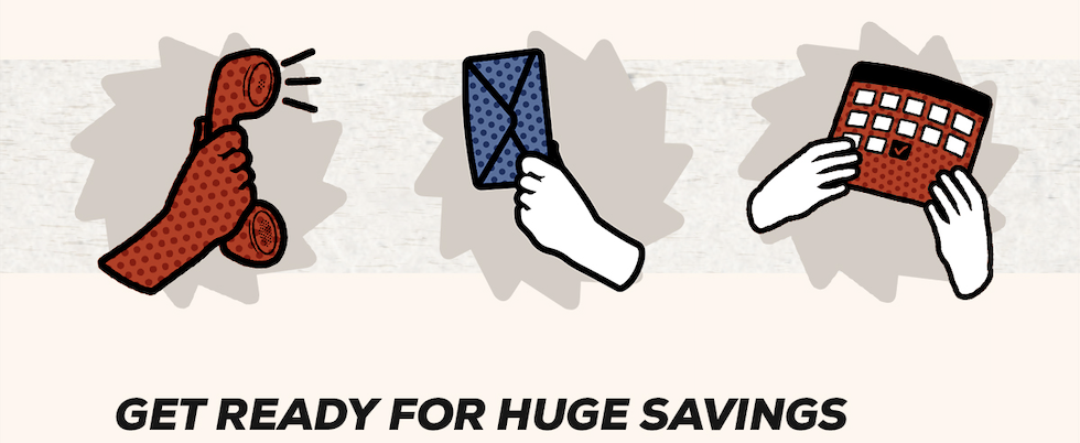 Get Ready For Huge Savings 