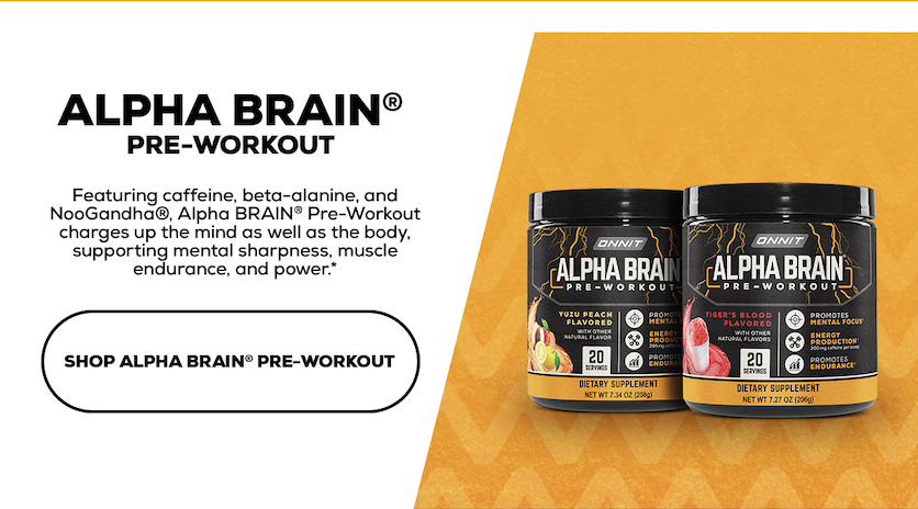 Shop Alpha Brain Pre Workout