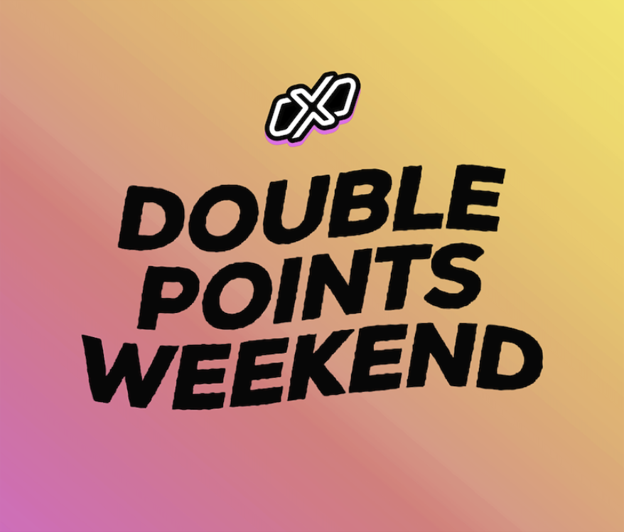 Double Points Weekend