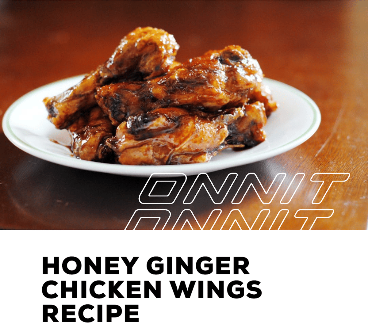 Honey Ginger Chicken Wings