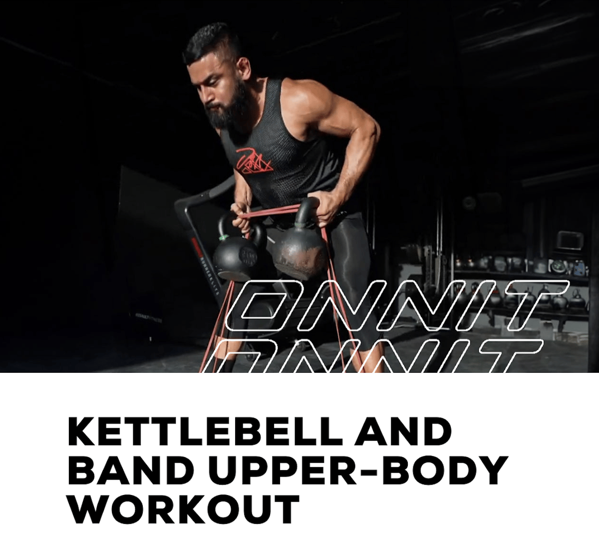 Kettlebell and Band Upper Body Workout