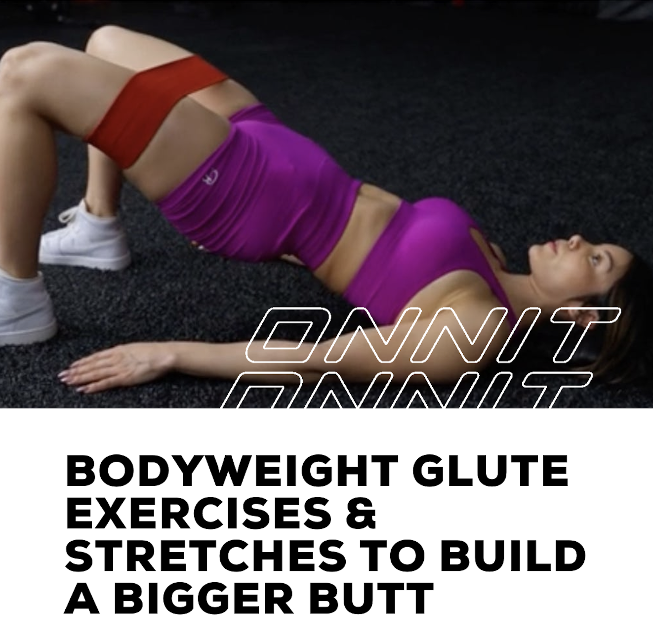 Bodyweight glute exercises to build a bigger butt