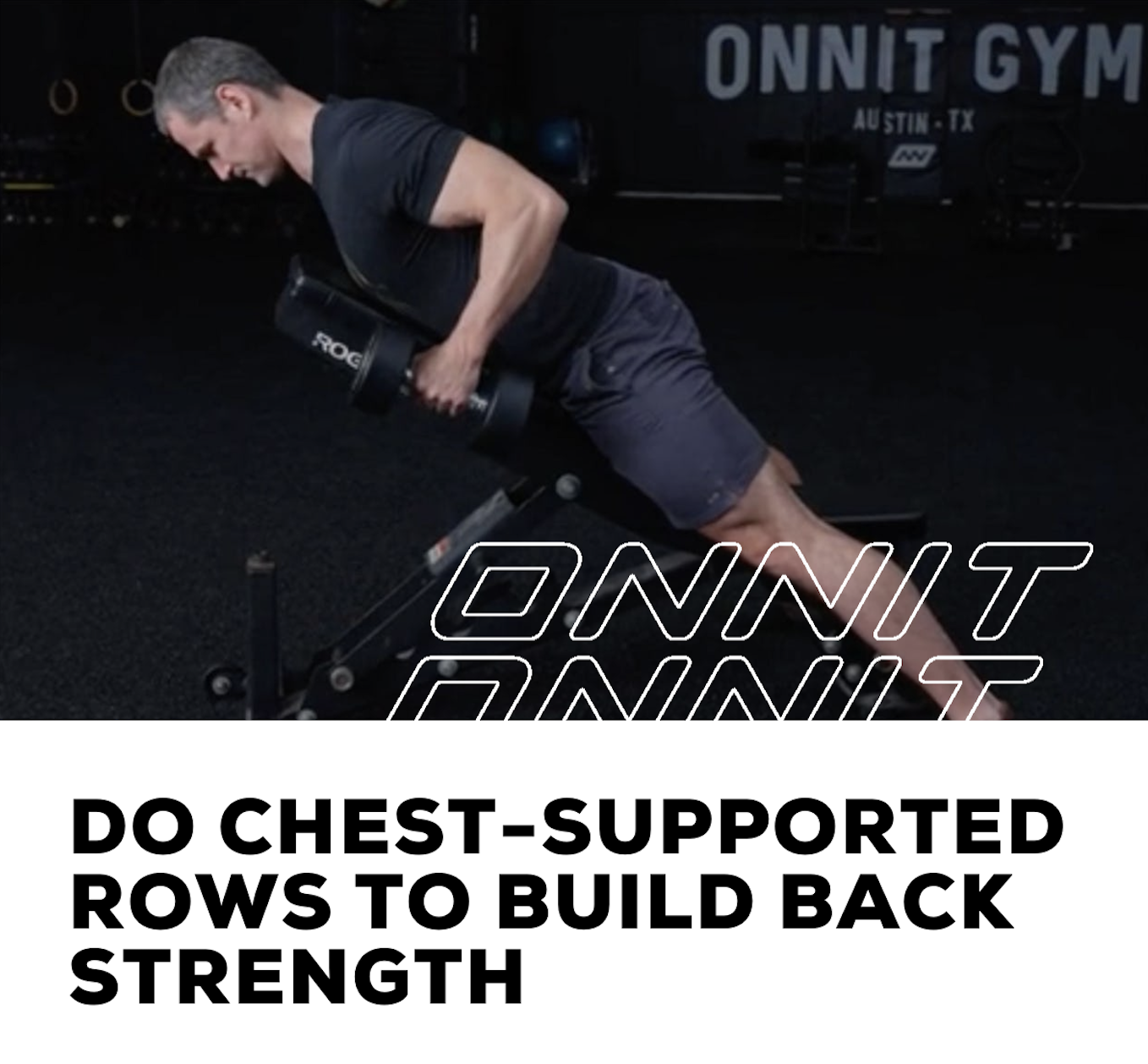 Chest Supported Rows