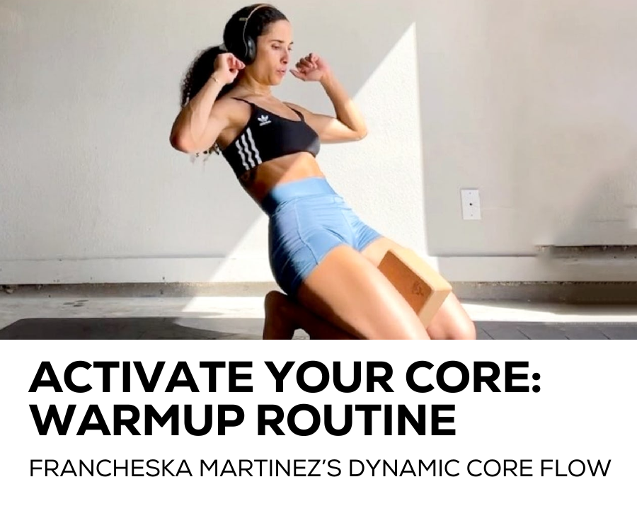 activate your core warm up routine