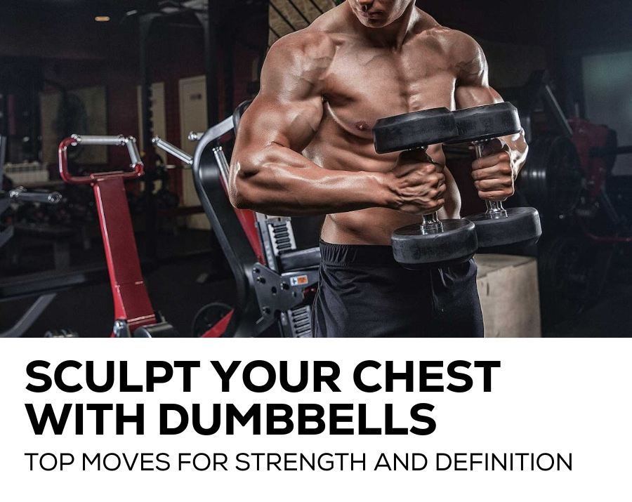 Sculpt your chest with dumbbells