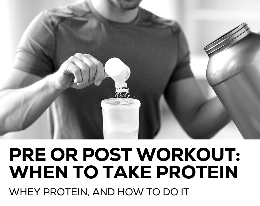 Pre or post workout