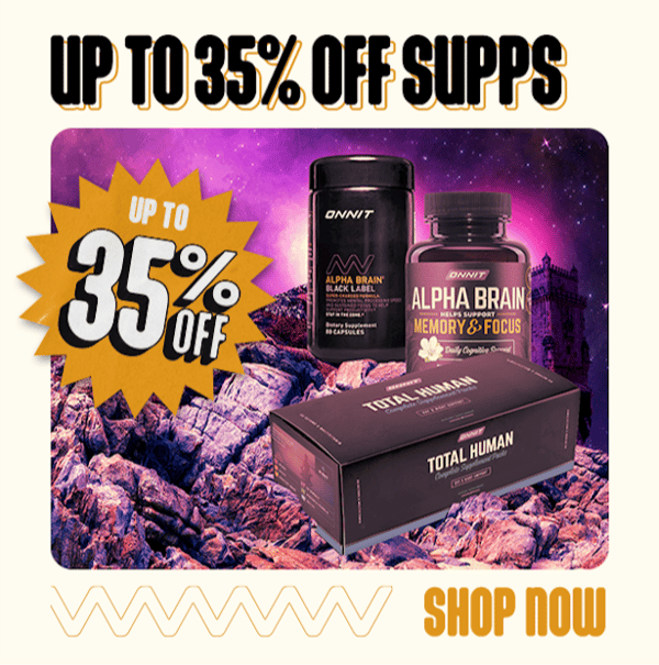 Up to 35% off supps