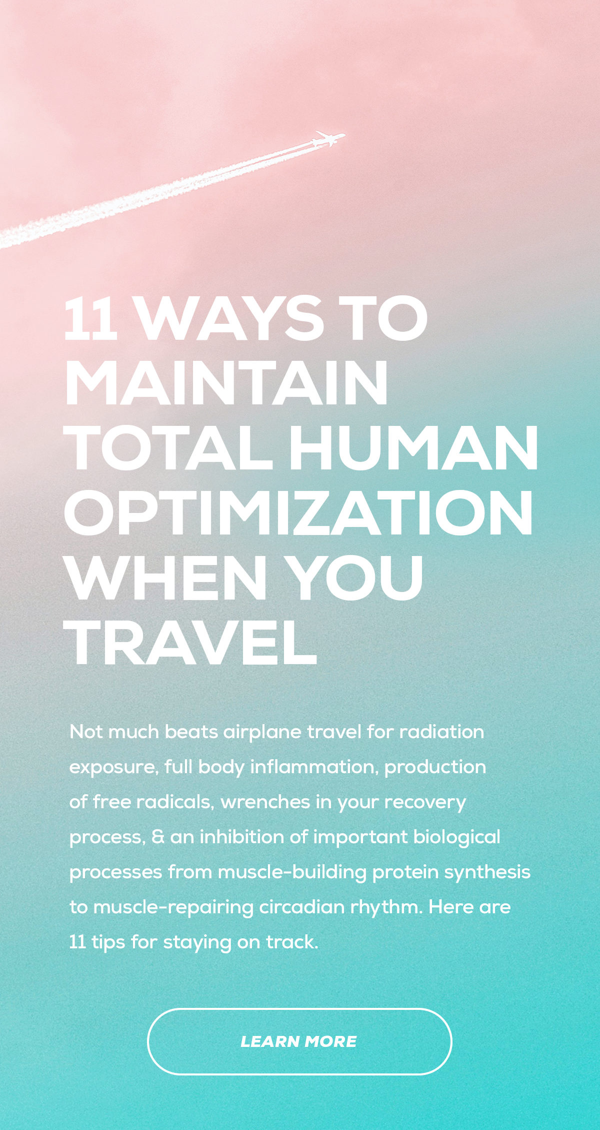 Total Human Optimization Travel